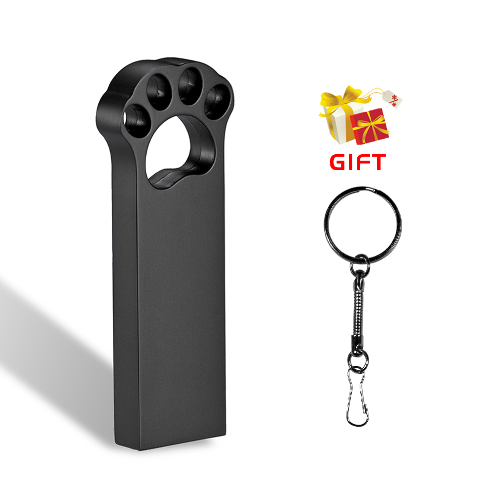 USB 2.0 Flash Drive High Speed Pen Drive 128GB 64GB Cute Metal Memory Stick 32GB 16GB Key Chain U Disk 8GB for Computer 4GB: black / 16GB