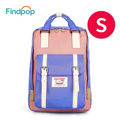 Findpop Kanken Rucksäcke Mochilas Frauen Rucksäcke Große Kapazität Rucksack Taschen Für Frauen Vintage Patchwork Kanken Zurück Pack: -F7070