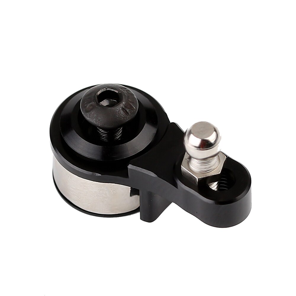 Brazo Servo de amortiguación ajustable de aleación de aluminio INJORA 25T para coche trepador de control remoto 1:10 Traxxas TRX4 TRX6 piezas de mejora: 1PCS Black
