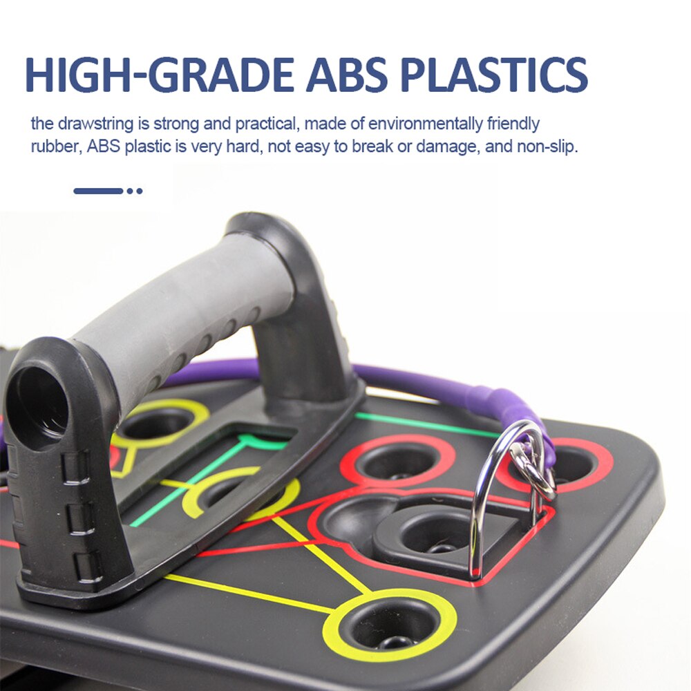 9 in 1 Push Up Rack Board Men Women Comprehensive Home Exercise Push-up Stands Body Building Training System Fitness Equipment