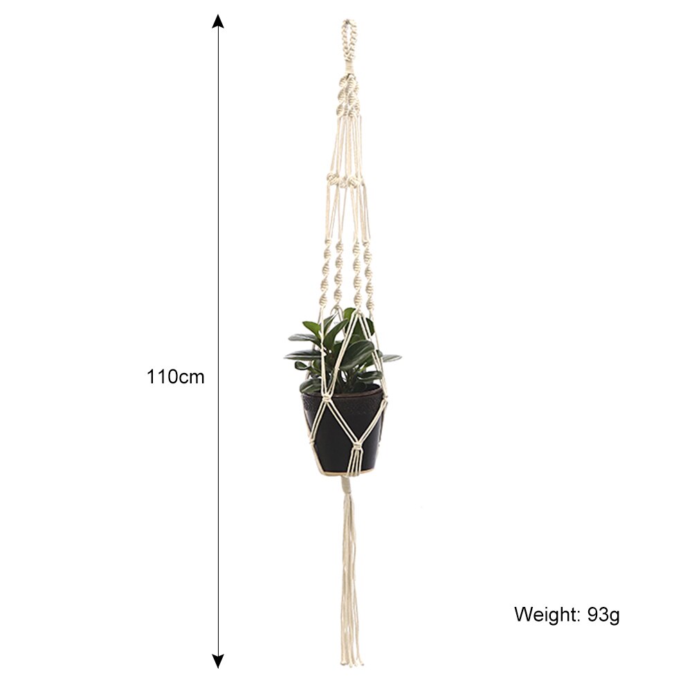 100% handmade macrame plant hanger flower /pot hanger for wall decoration countyard garden: 1