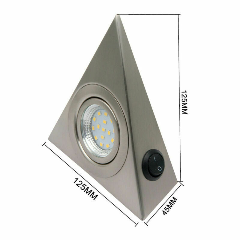 Foco LED Interior de 3x12V, luz de armario ligero para Camper, caravana, autocaravana