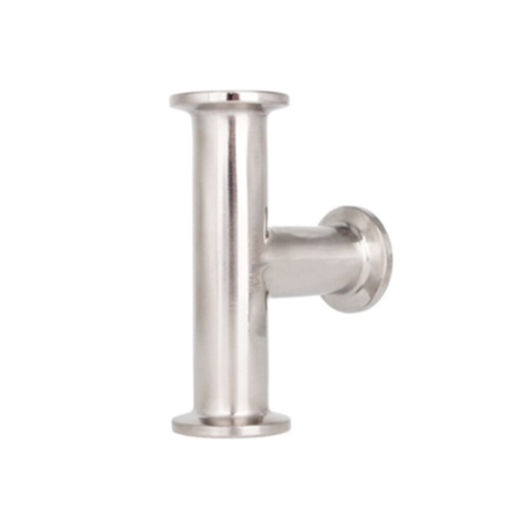 Tee KF-10/16/25/40/50 Vacuum KF Flange Size NW-25, 304 Stainless Steel Quick Flange Fittings Plumbing 30/40/55/75mm Ferrule OD