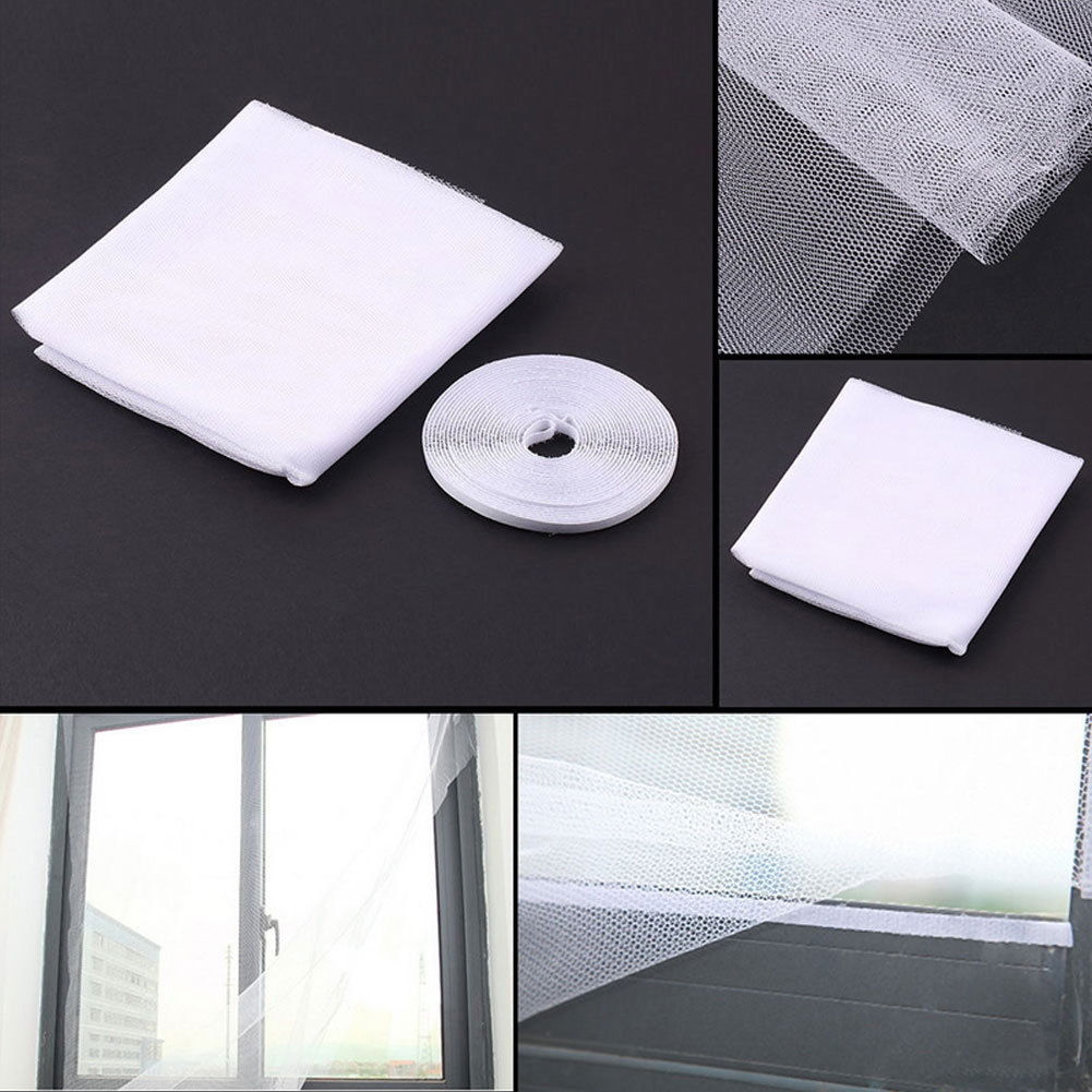 Anti-Insect Fly Bug Self-adhesive Mosquito Door Window Curtain Net Mesh Screen Protector Cool