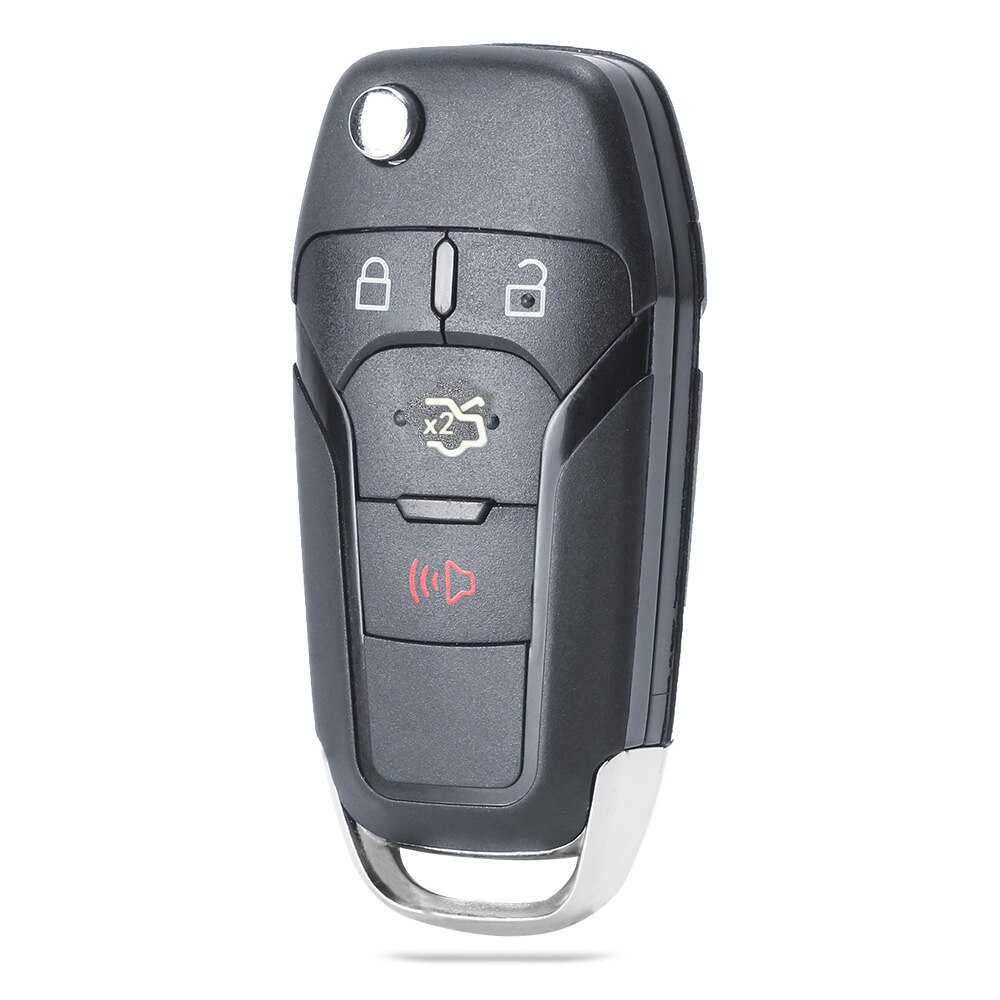 Keyecu flip-afstandsbediening autosleutelbehuizing voor ford fusion edge explorer fcc id : n5f-a08 taa (alleen behuizing): Model b