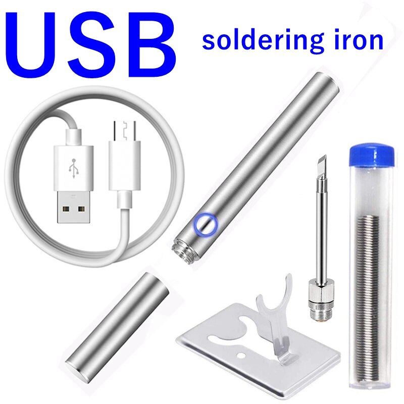 510 interface battery-powered soldering iron USB charging with solder wire wireless charging solder: TIP-K