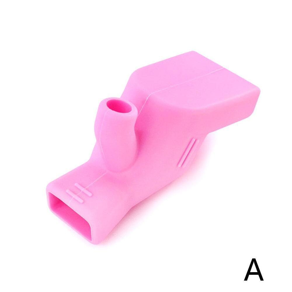 3 kleuren baby washandjes kraan verlengstuk fontein siliconen keuken voor badkamer keukenkraan kraan gootsteen accessoires  m8 u 2: A