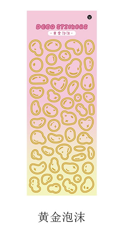 Pink Sticker Bean INS Colorful Jelly Beans Stickers DIY scrapbooking... – Vicedeal