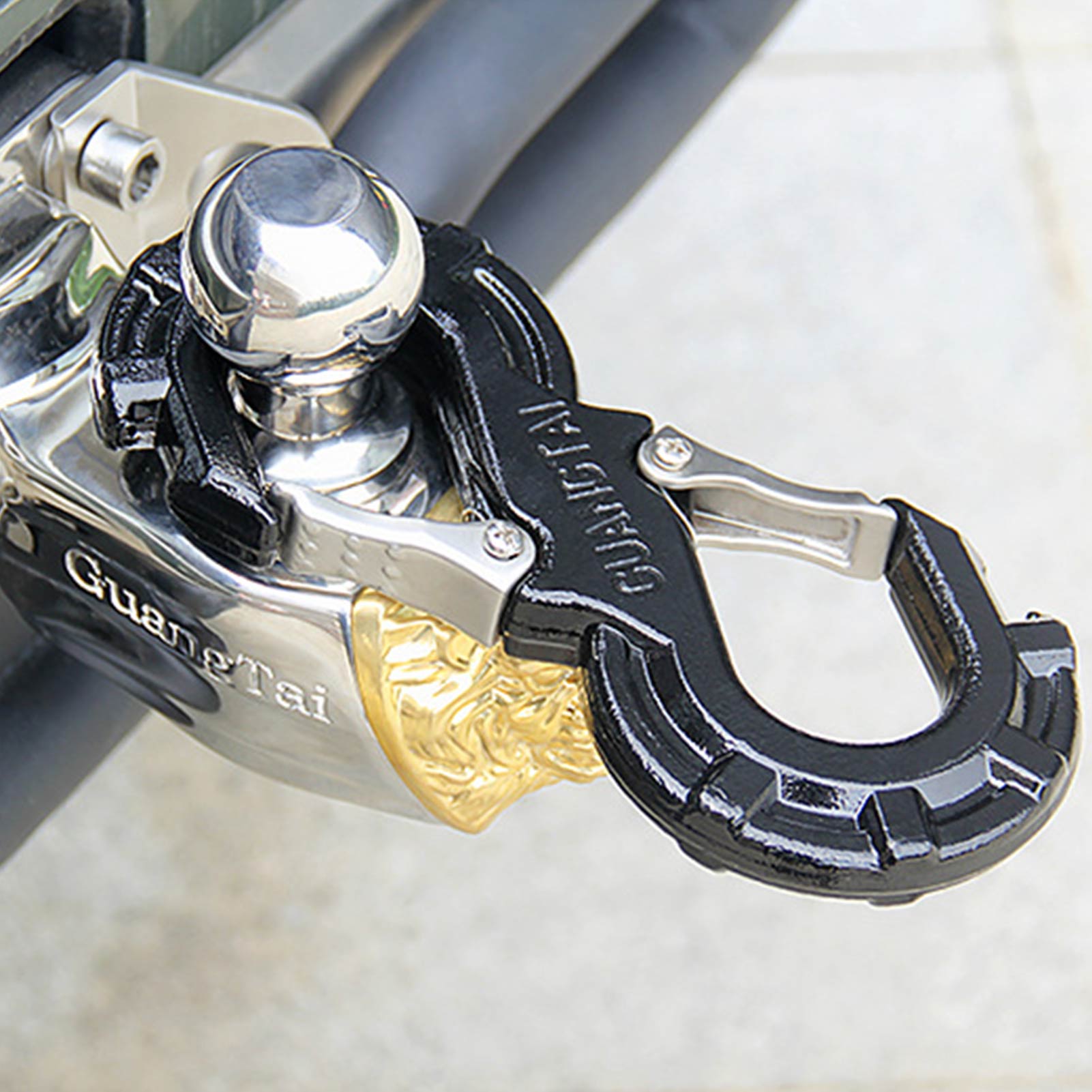 8-15T Car Off-road Trailer Hook Rescue Trailer S Hook For Car SUV Off-road Truck Car Tow Cable The Forged Hook Car Rescue Tools