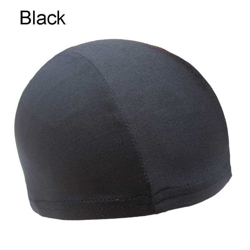 High Soft Helmet Liner Quick-dry Skull Cap Under Helmet Cycling Headgear Bicycle Sports Breathable Beanie Adults Unisex: Black