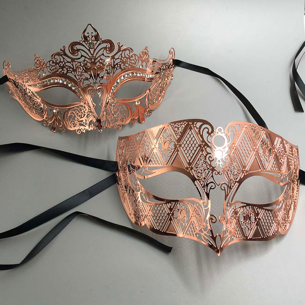 Luxus Metall Filigrane Strass Venezianischen Partei Maske Maskerade Paar Liebhaber WEIHNACHTEN Veranstaltung Hochzeit Maske viel