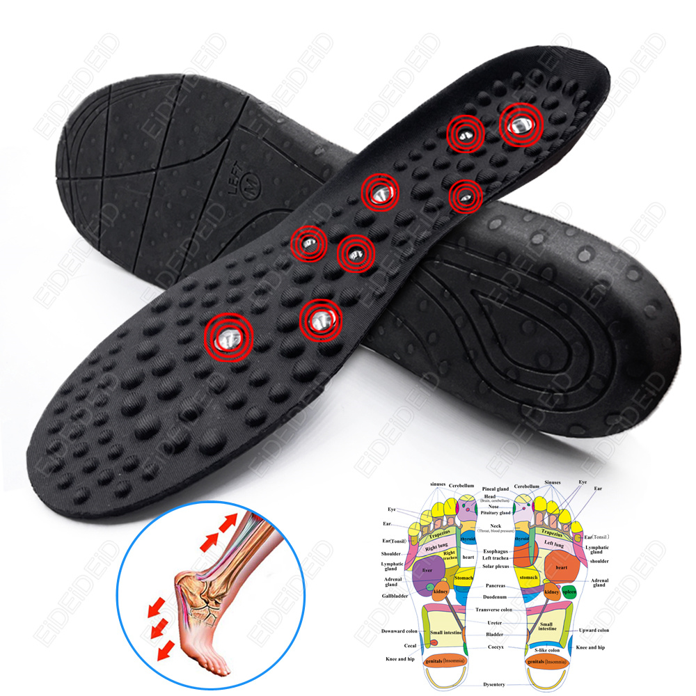 16 stuks magnetische therapie binnenzool magneetmassage acupressuur gezondheidskussen schoenpad heren dames ontspanning voetverzorging comfortzool