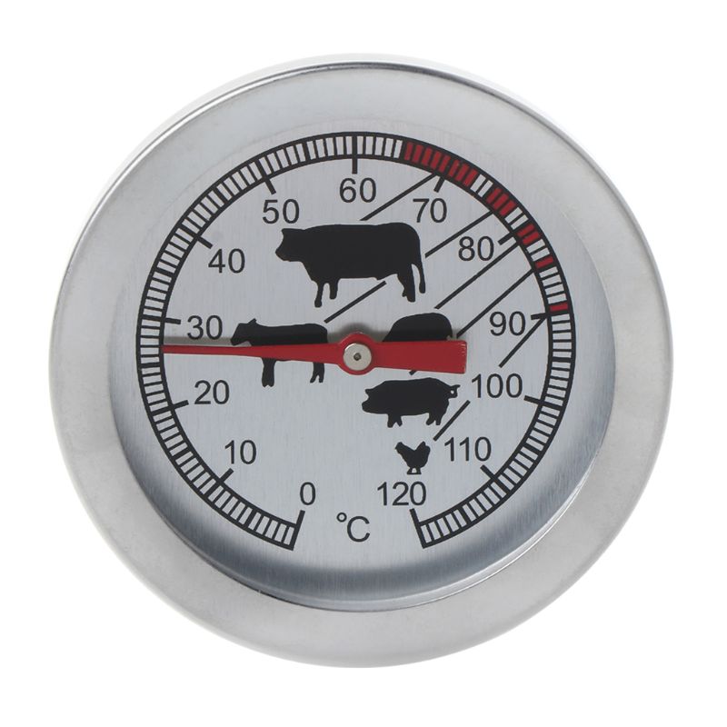 1 Uds., accesorios de barbacoa de acero inoxidable, termómetro de carne para parrilla, indicador de temperatura, medidor de temperatura, sonda de cocina para alimentos, herramientas de cocina