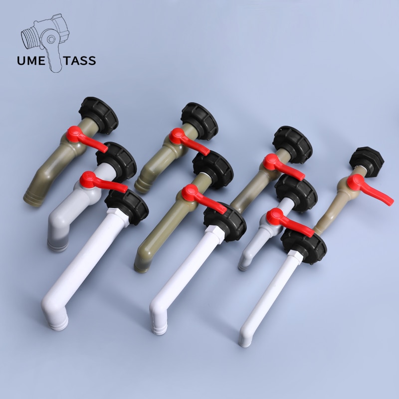 Plastic IBC Water Tank Adapter S60X6 Garden Hose Pipe Connector Hose Faucet Replacement Connector Fitting