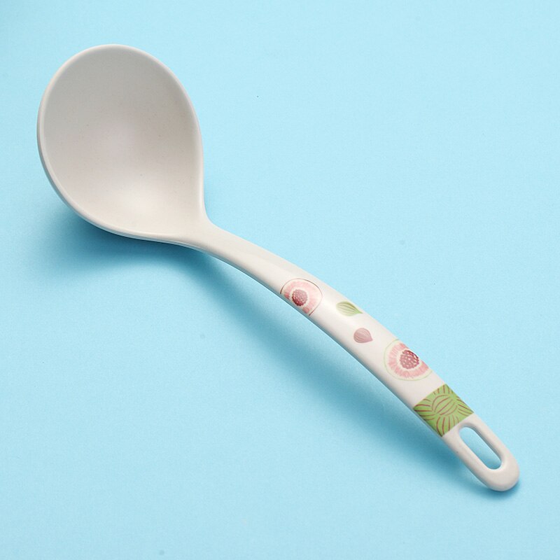 Maiyuansu Japanese Long Handle Soup Ladle Eco-Friendly Bamboo Dinner Soup Spoon For Restaurant Kitchen Accessories Soup Scoop: Style A