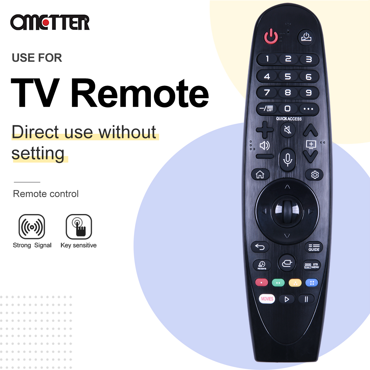 AN-MR19BA For TV Magic Remote Control 70UM7370PUA 65UM7300AUE 43UM7300PUA 55SM8600PUA No Voice No mouse