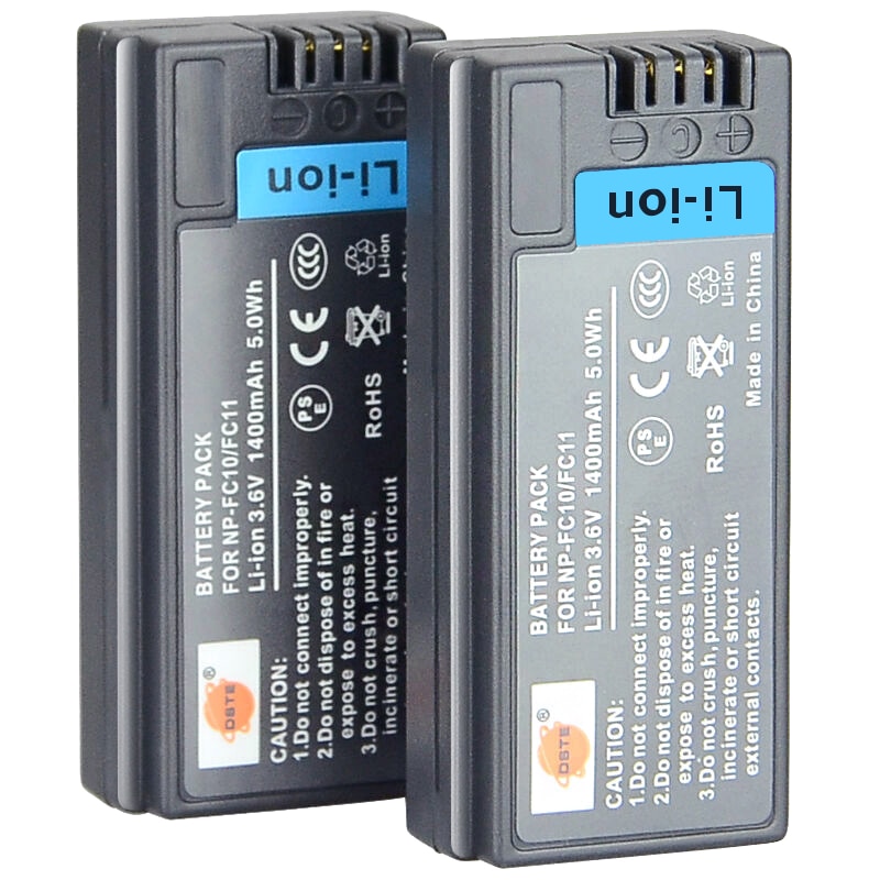 3PCS 1400mAh 3.6V NP-FC10 FC11 DSTE Camera Battery Charger for Sony DSC-F77 DSC-FX77 DSC-P2 DSC-P3 DSC-P5 DSC-P7 DSC-P8