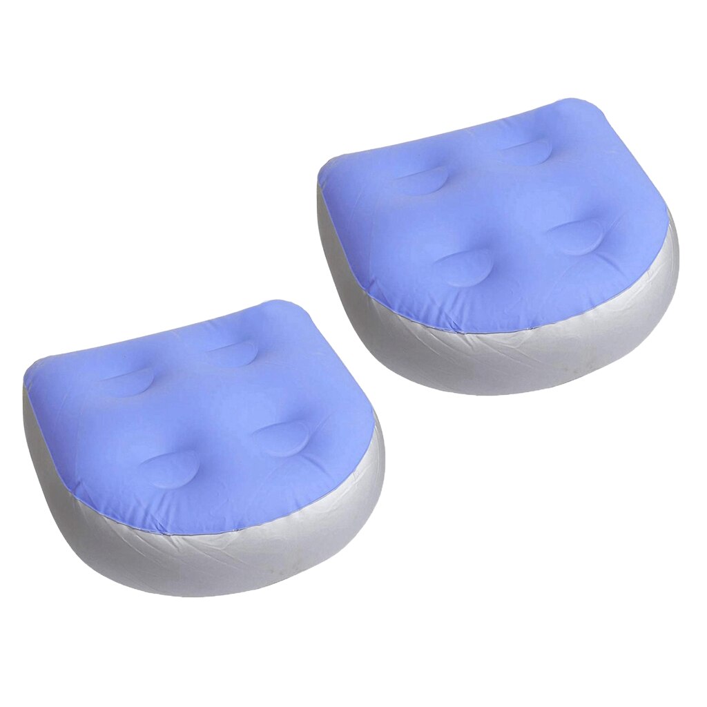 2/3/4 Pieces Spa Booster Seat Soft Water Inflatable Tub Cushion Pad