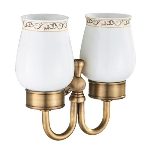 Badkameraccessoires Antiek Brons Handdoekplank Toiletrolhouder Zeephouder Handdoekenrek Tumble Holder Antiek Brons ELF4001