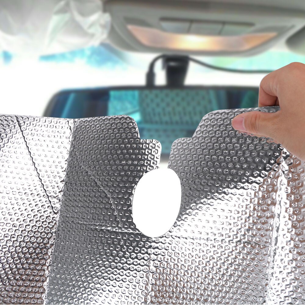 Anti-uv front bil vindu solskjerm blokk deksel foldevindu film universal bil-styling auto gardin for suv sedan hatchback