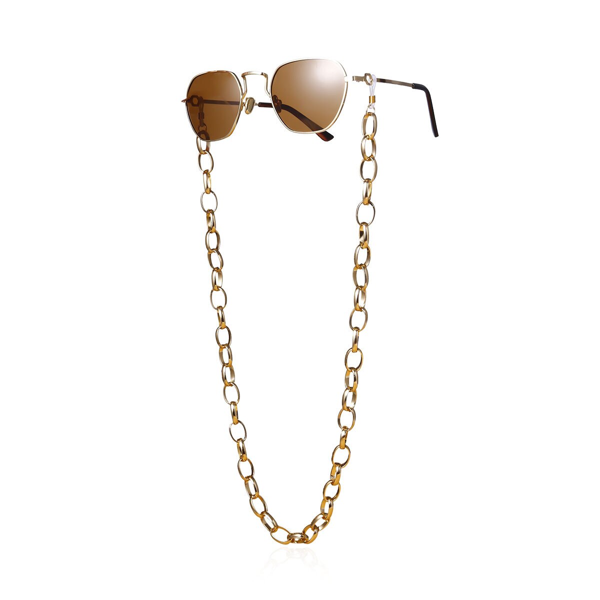 Akryl solglasögon kedja kvinnliga glasögon sladdrem chunky läsglasögon tillbehör öronband för män: Gc051