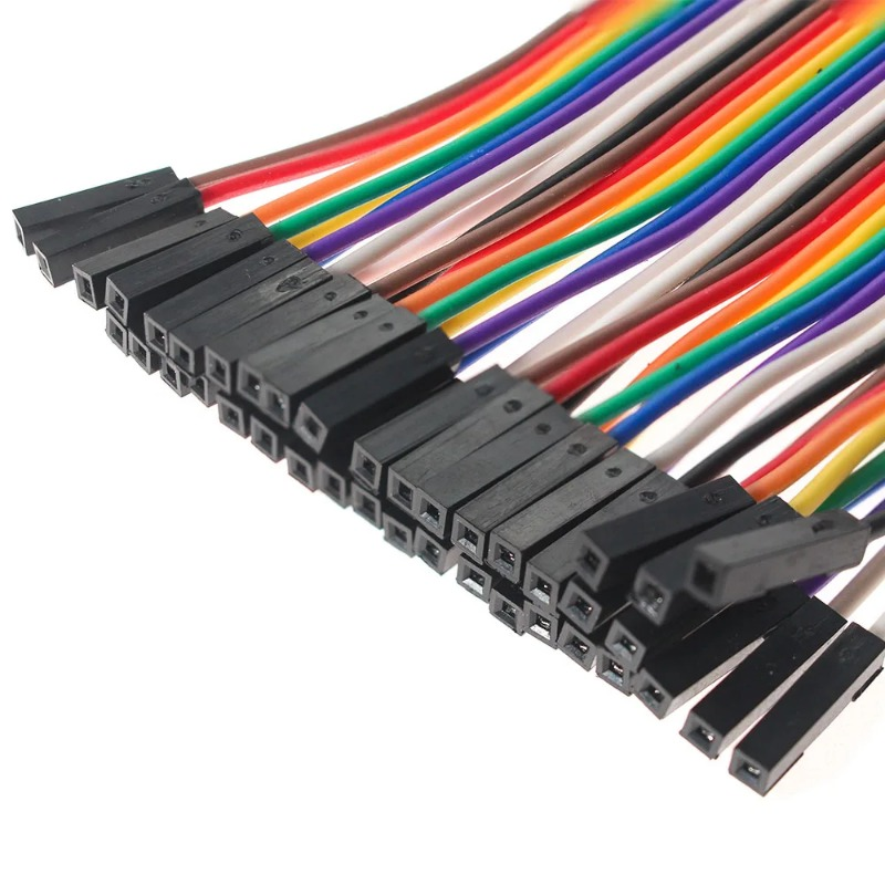 Cables de puente Dupont de 20 pines, 10cm, 20cm, macho a macho, hembra a hembra, macho a hembra, f o Arduino y proyectos electrónicos de bricolaje