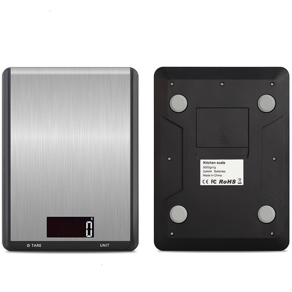 Digitale Skala 5kg/10kg Edelstahl Gleichgewicht Elektronische LCD Anzeige Maßstechen Messen Lebensmittel Gewicht Diät Waagen Küche zubehör
