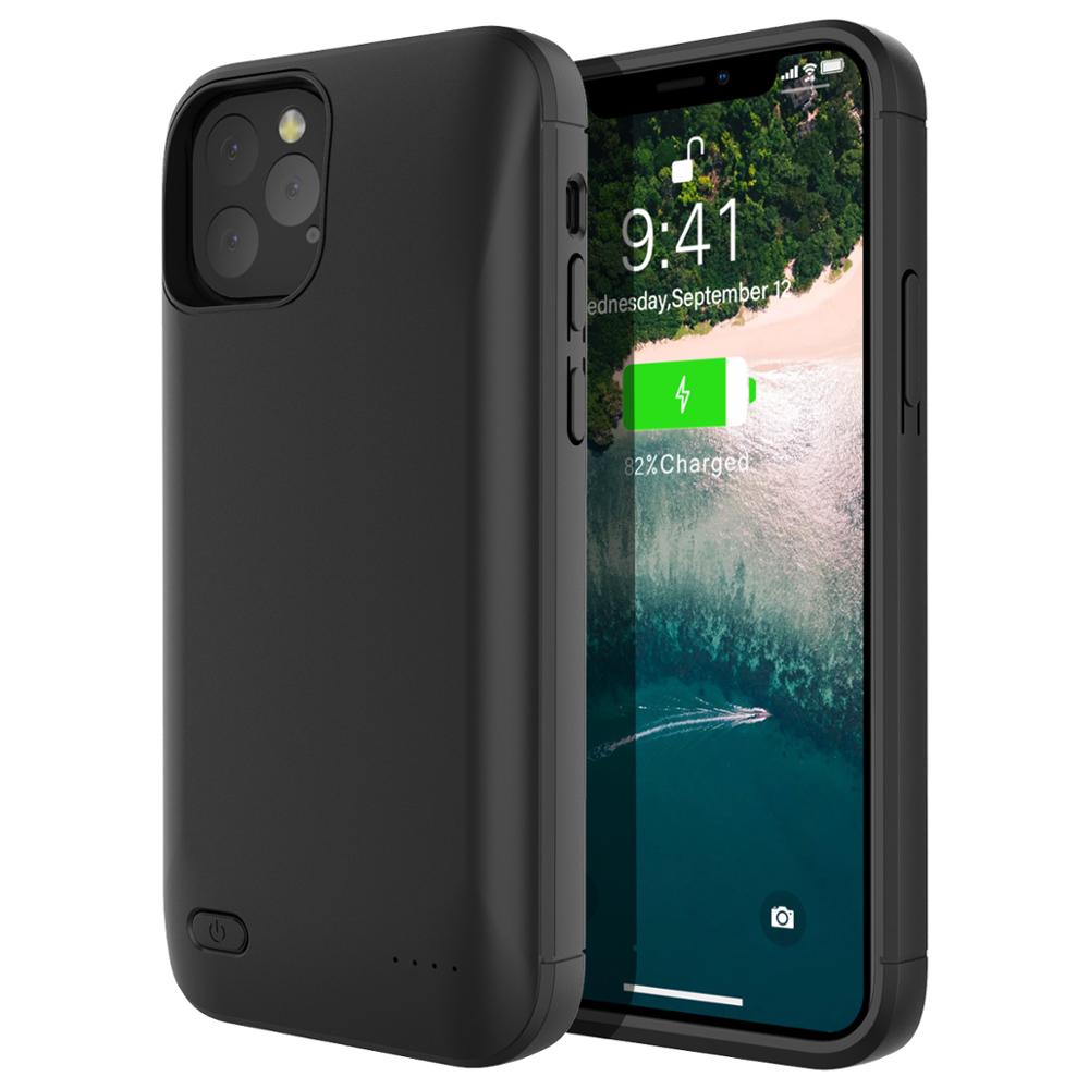 Voor Iphone 11 Se 5 5S Battery Charger Case 4000 Mah Externe Power Bank Opladen Cover Voor Iphone Xs 7 8 Plus 6 6S Batterij Case