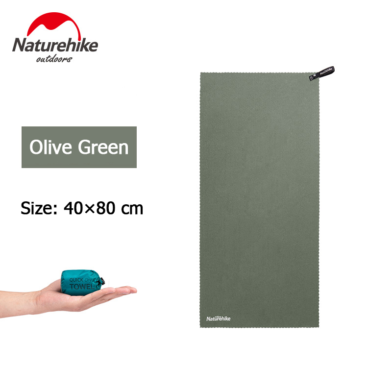 Naturehike Strand Handtuch Mikrofaser Handtuch Außen Schnell Trockenen Handtuch Schwimmen Schlecht Handtuch Fitnessstudio Yoga Handtuch Ultraleicht Reise Handtuch: olive grün-40x80cm