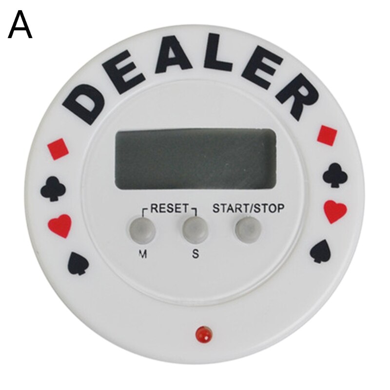 Casino Poker Tournament Timer Digital Dealer Timer Black Jack Plastic Poker Chip