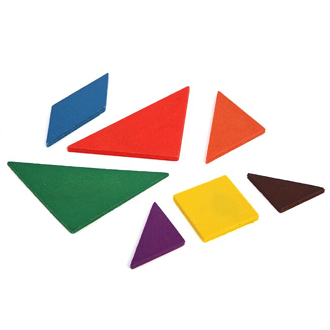 Houten Gekleurde Tangram Puzzel Vorm Cognitieve Intellectuele Ontwikkeling Kinderspeelgoed Kids Verlichting Speelgoed