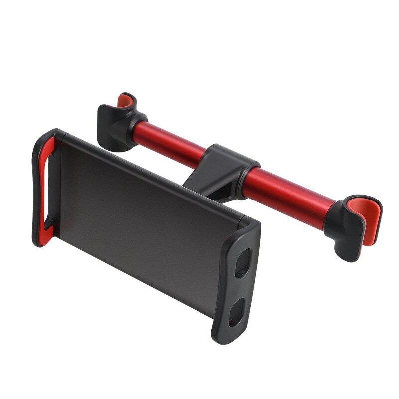 Soporte de teléfono para asiento trasero de coche, soporte rotar el de 360 grados, soporte de reposacabezas automático, soporte para Tablet, PC, iPad y Mini Pro: Rojo