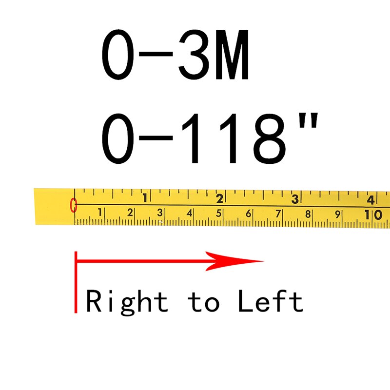 Metric and Inch Self Adhesive Measuring Tape Steel Miter Track Measure Tape Miter Saw Scale For T-track Router Table Band Saw: 3m
