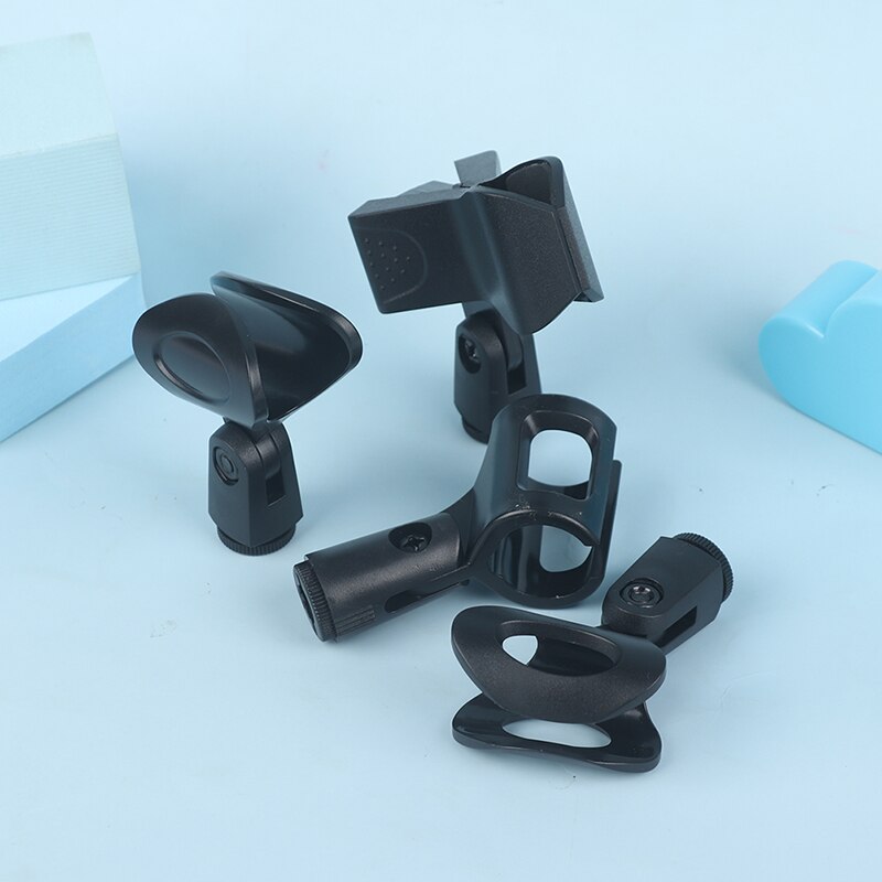 1Pc Universele Microfoon Clip Voor Shure Mic Houder Handheld Microfoon Draadloze/Draad Mic Stand Accessoire Zwart