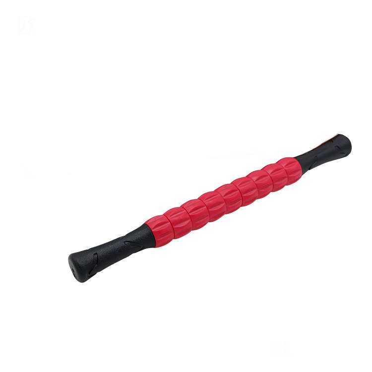 9 Spiky Yoga Massage Stok Punt Stok Pilates Spier Fysiotherapie Verlichten Massage Tool Fitnessapparatuur Yoga Roller: Rood