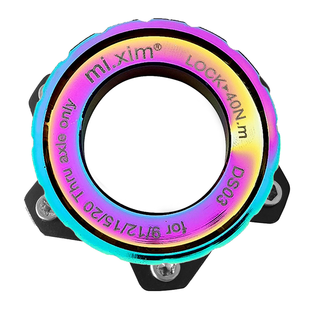 Adaptateur Verrou Central Vers 6 Trous Qukaim Pour VTT - Compatible Rotor Frein à Disque 6 Boulons