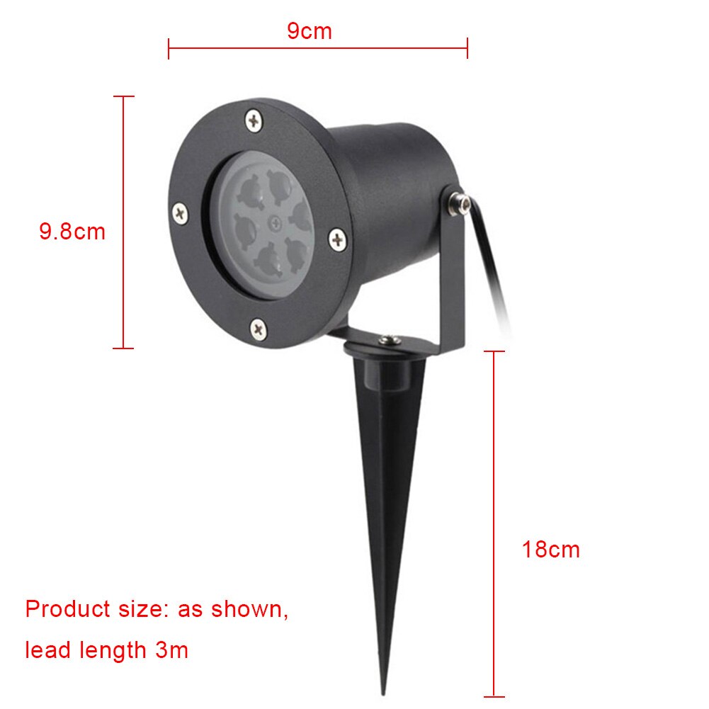 Led Outdoor Garden Snowflake Stage Snow Lights Waterproof Light Christmas Lighting Party——Us Plug