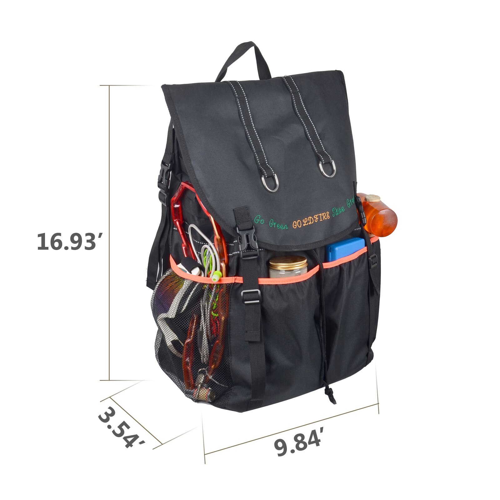 Spare Tire Trash Bag, Universal Fits 40" Tire Overland Series Spare Tire Bag for Wrangler JK Cargo Storage Bag