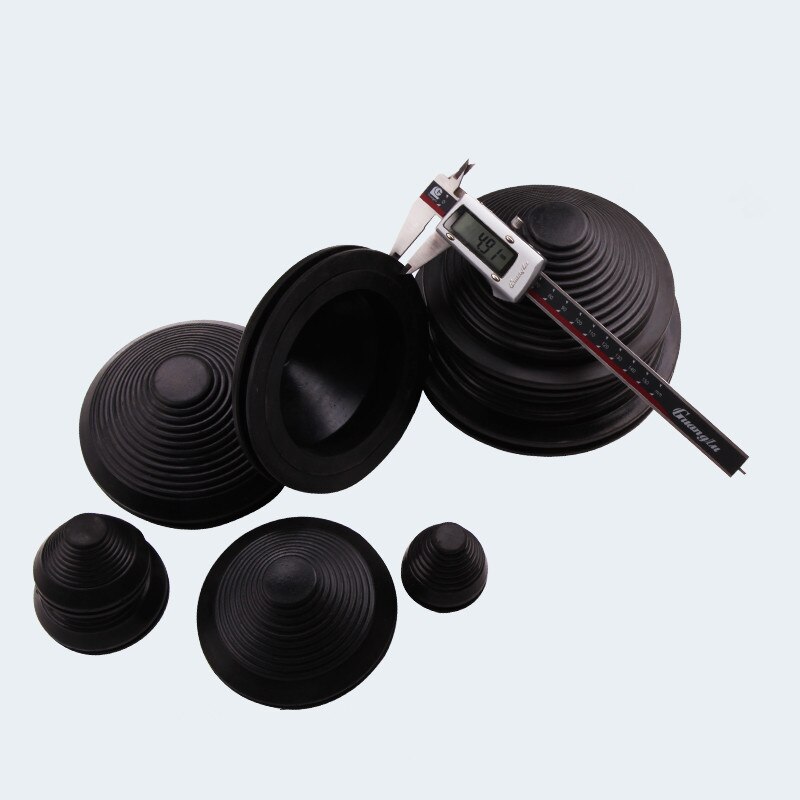 1pcs Rubber cable hole cover grommet gasket Black tapered Electric box inlet outlet Seal ring Dust plug Wire holder protector