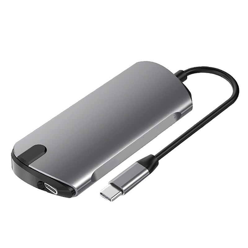 5-In-1 Usb Hub Naar Type C Data Hub Met 5-Port Usb 3.0 Hdmi Reader USB-C Pd Opladen 4K Display Voor Mac Boeken Notebooks Telefoon