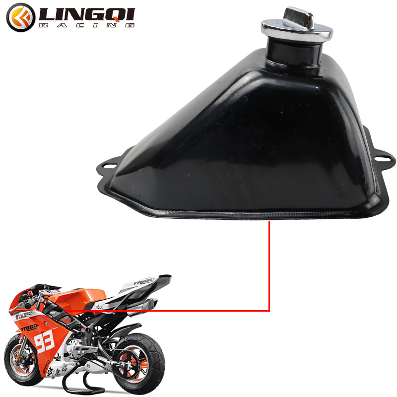 LINGQI Metall-Gas-Kraftstofftankbehälter für 50 cc, 70 cc, 90 cc, 110 cc, 125 cc freundlicher, ATV, Taotao, Quad, Allrad-Diesel--Aufbewahrungsteile