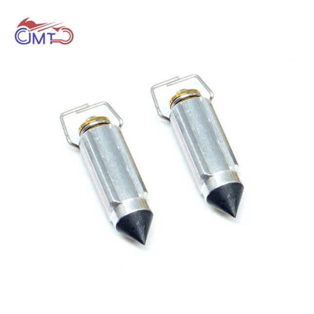 For Yamaha TDM850 TDM 850 Carburetor Repair Kit Rebuild Set Carb Gakset Float Needle Valve Pilot Screw Vacuum Plunger Diaphragm: 2 Float Valves