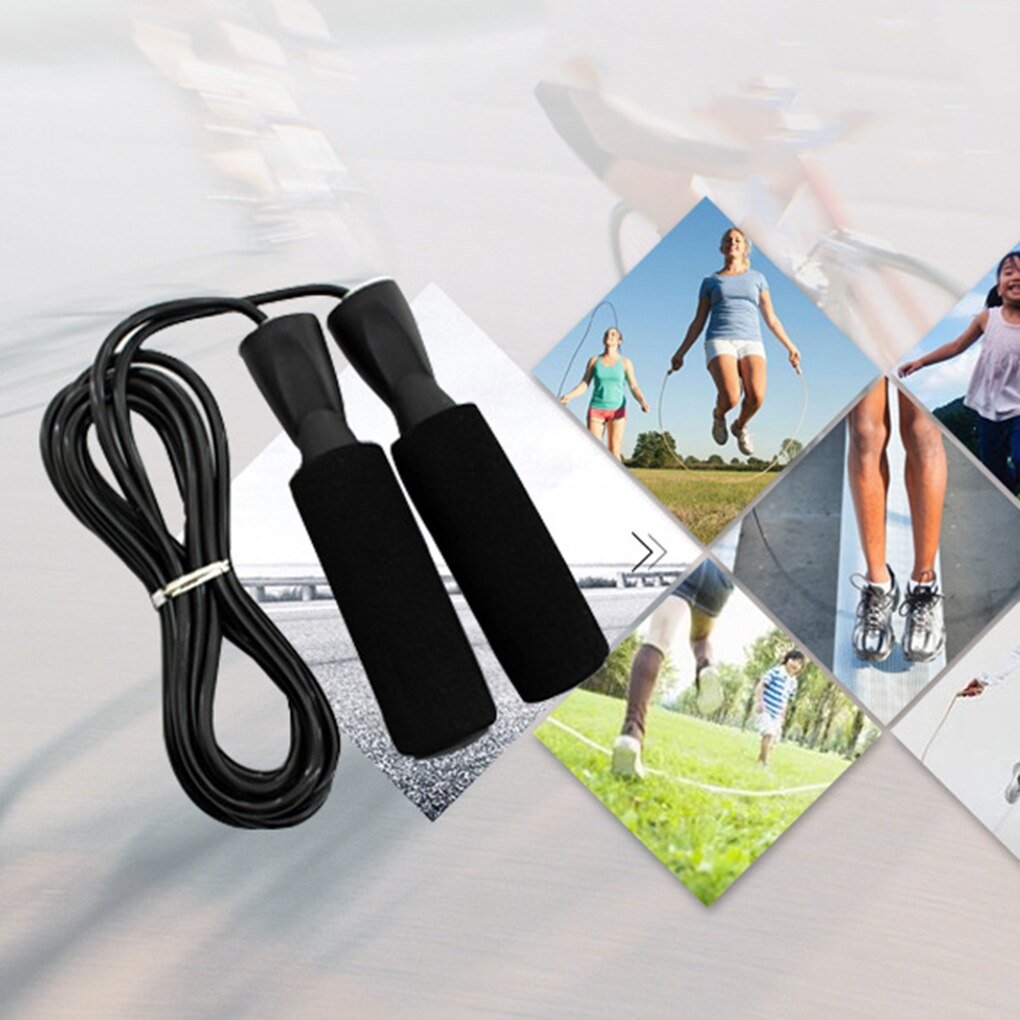 Unisex Verstelbare Springtouw Anti-Slip Handgrepen Springen Touwen Voor Workout Speed Overslaan Training