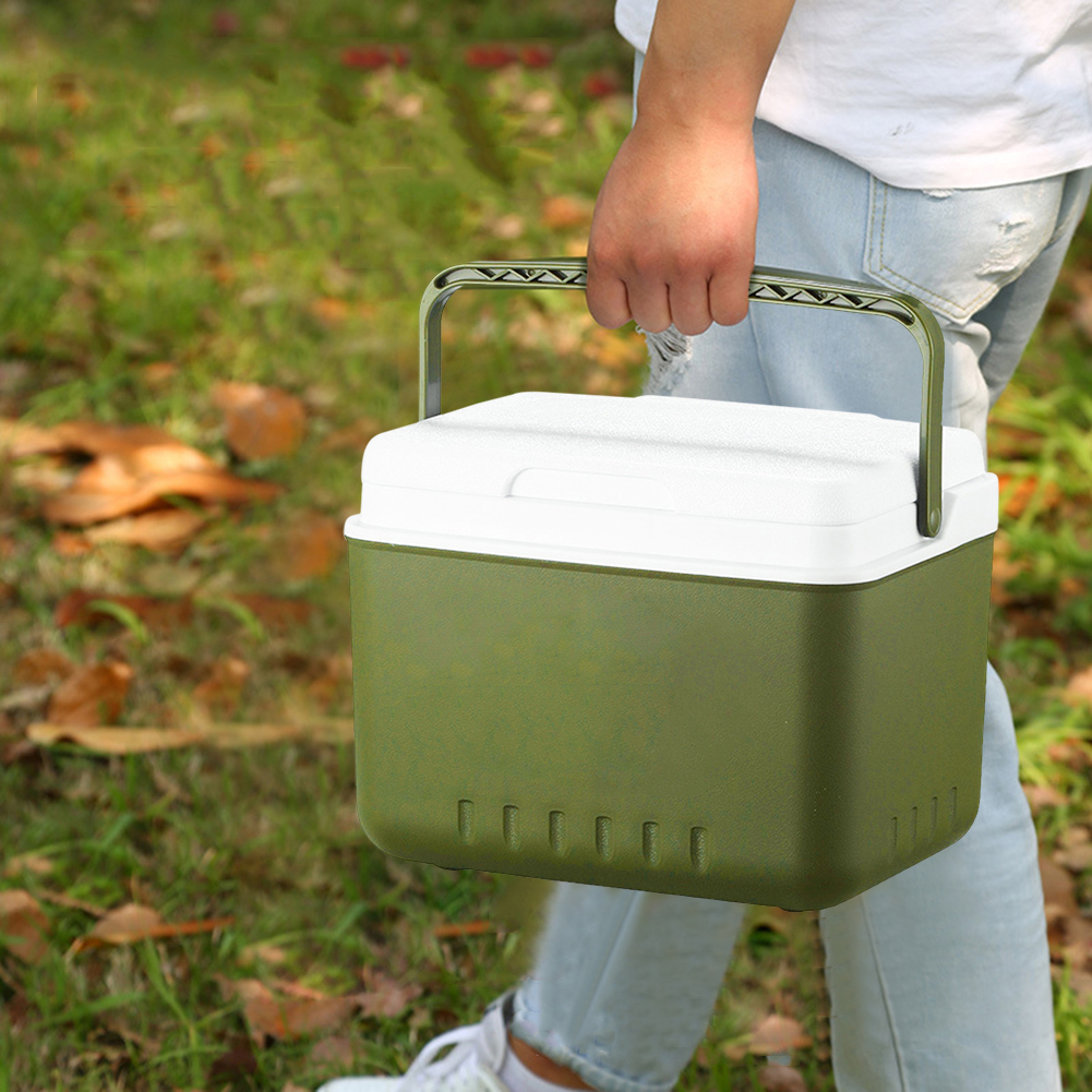 Boîte isotherme 6L, seau à glace Commercial Portable, double usage, polyvalent pour la maison, le Camping et les voyages