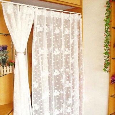Extendable Telescopic Spring Loaded Net Voile Tension Curtain Rail Rods Telescopic Net Voile Tension Curtain Rail Pole USA SHIP