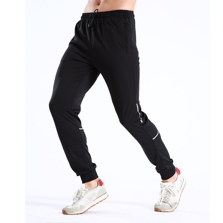 Men Sports Running Pants zipper pocket Football Soccer pant man Training sport Pants Legging jogging Gym Trousers: 3XL