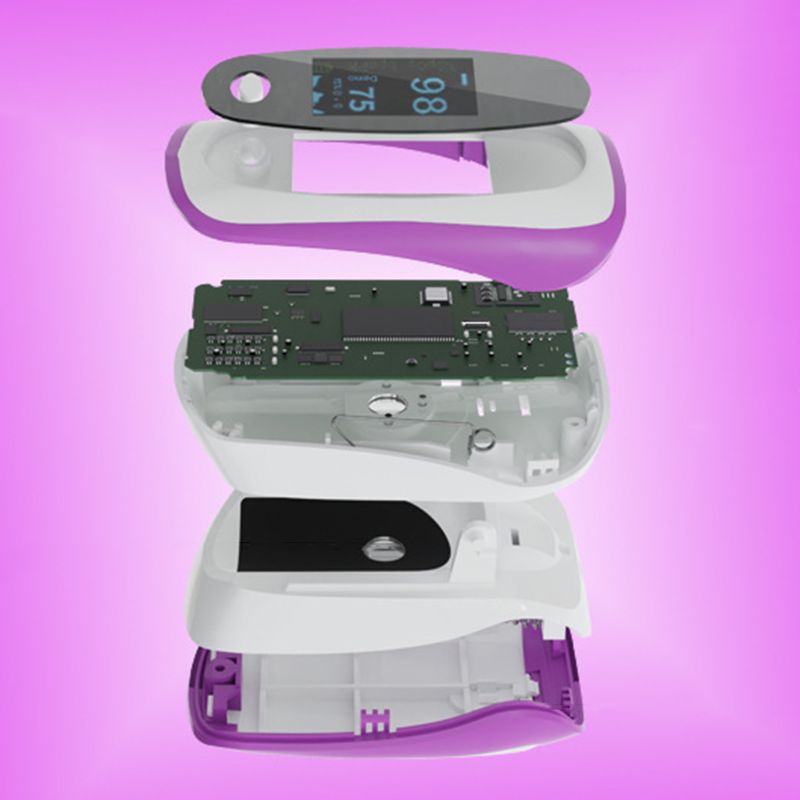 Tragbare Fingerspitze-oximeter LED-anzeige Blut Sauerstoff Puls Herz Bewertung Sättigung Meter Clip Typ Spo2 Sensor Monitor