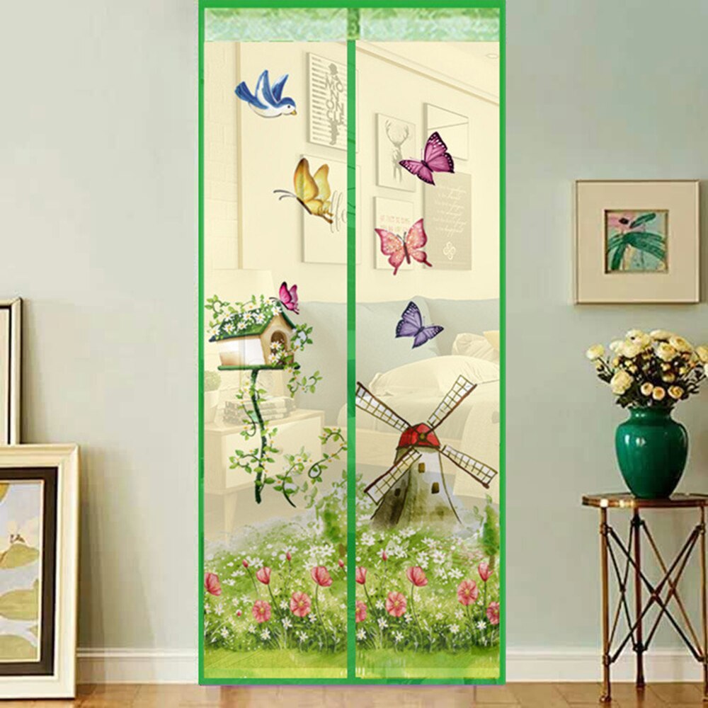 Magnetische Handsfree Klamboe Deur Netto Anti Fly Insect Mosquito Deur Screen Anti-Mosquito Magnetische Gordijn Mesh voor Slaapkamer: F