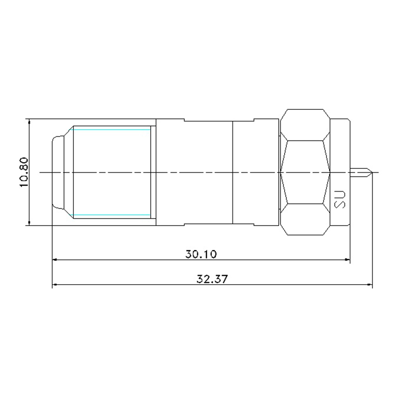 1pcs 6GHz 75 Ohm 2W F Male to F Female TV Signal RF Coaxial Attenuator RF Accessory 1~40db 2 Watt Connector