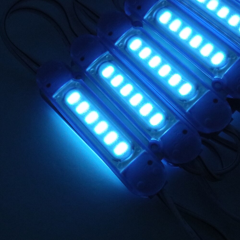 12V LED Module 5730 6leds 1.6W Injection LED Module Lighting IP65 Waterproof For Advertisement 20PCS/lot